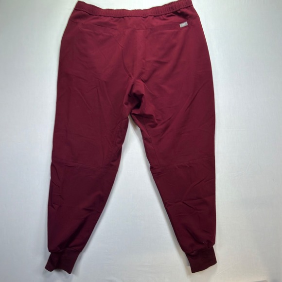 FIGS Technical‎ Collection Jogger Scrub Pants Burgundy XXL/S - Picture 4 of 6